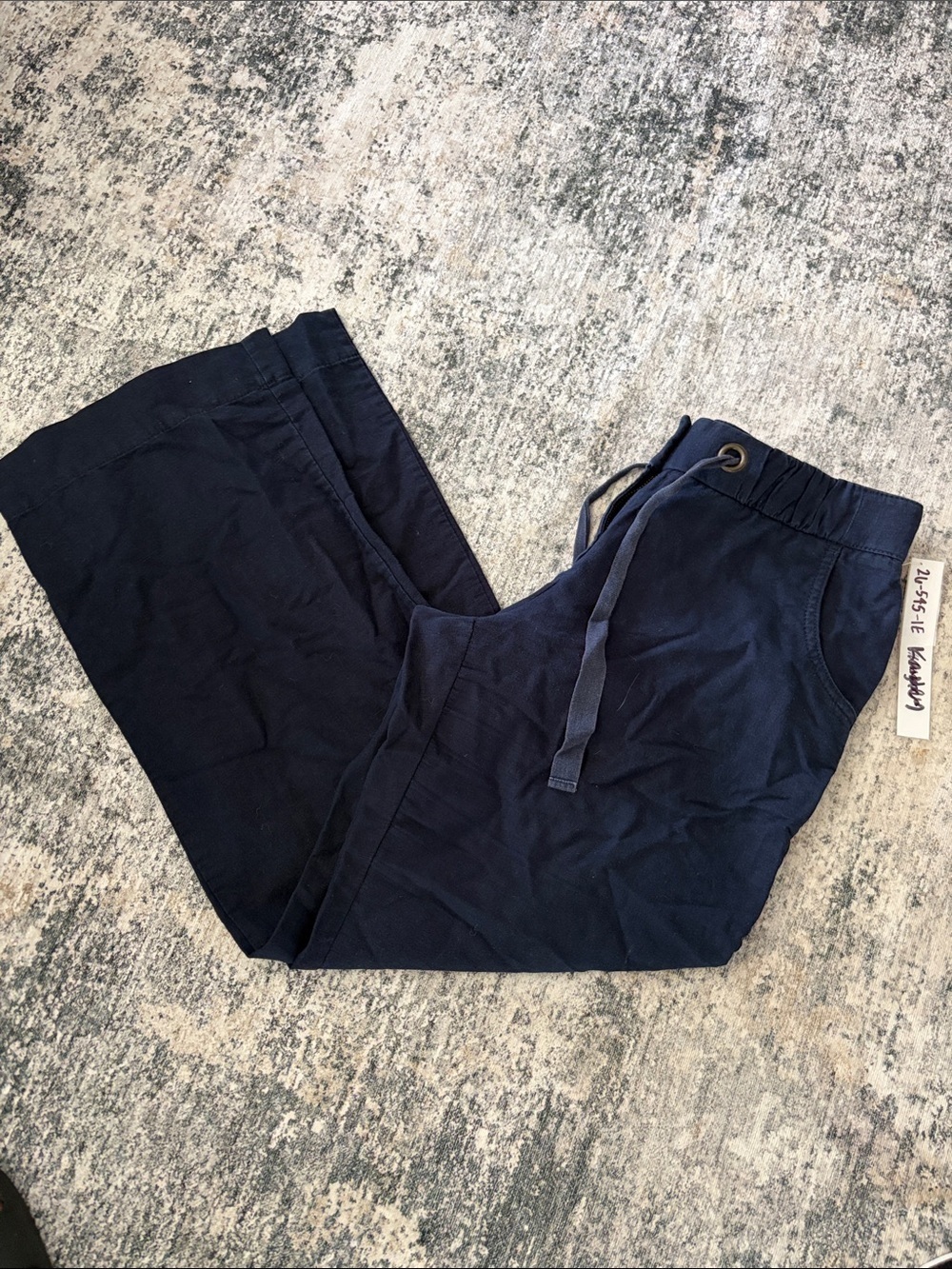 J. Crew Navy Drawstring Casual Pants